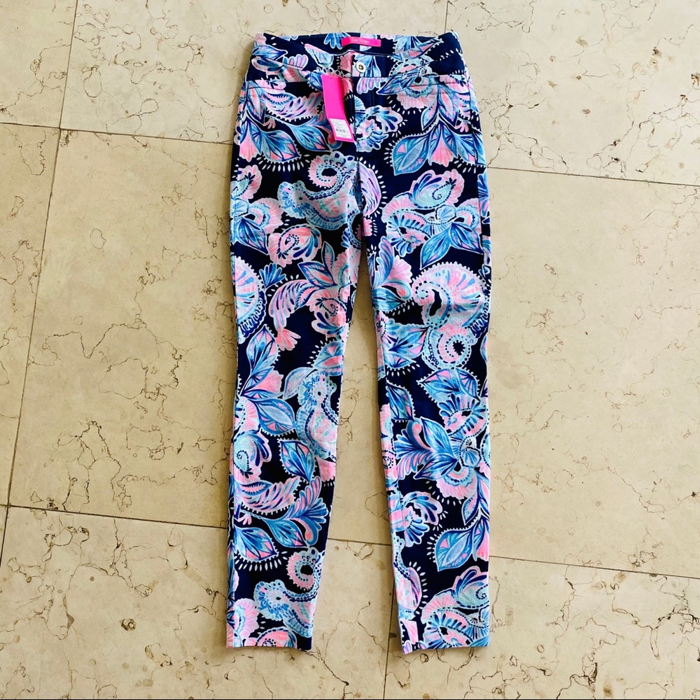 Lilly Pulitzer 29" Kelly Skinny Ankle Stretch Pant - Picture 4 of 7